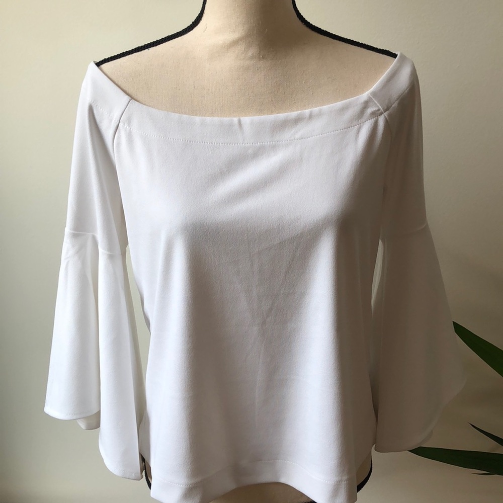 Banana Republic Off Shoulder Top with Bell Sleeve